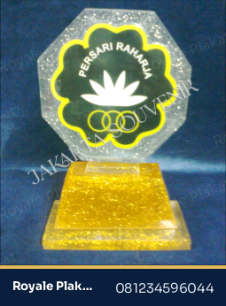 Plakat Resin Glitter Unik