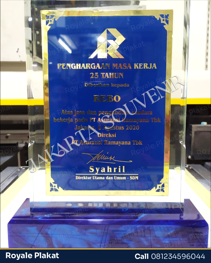Plakat Resin Mewah Unik - ROYALE PLAKAT