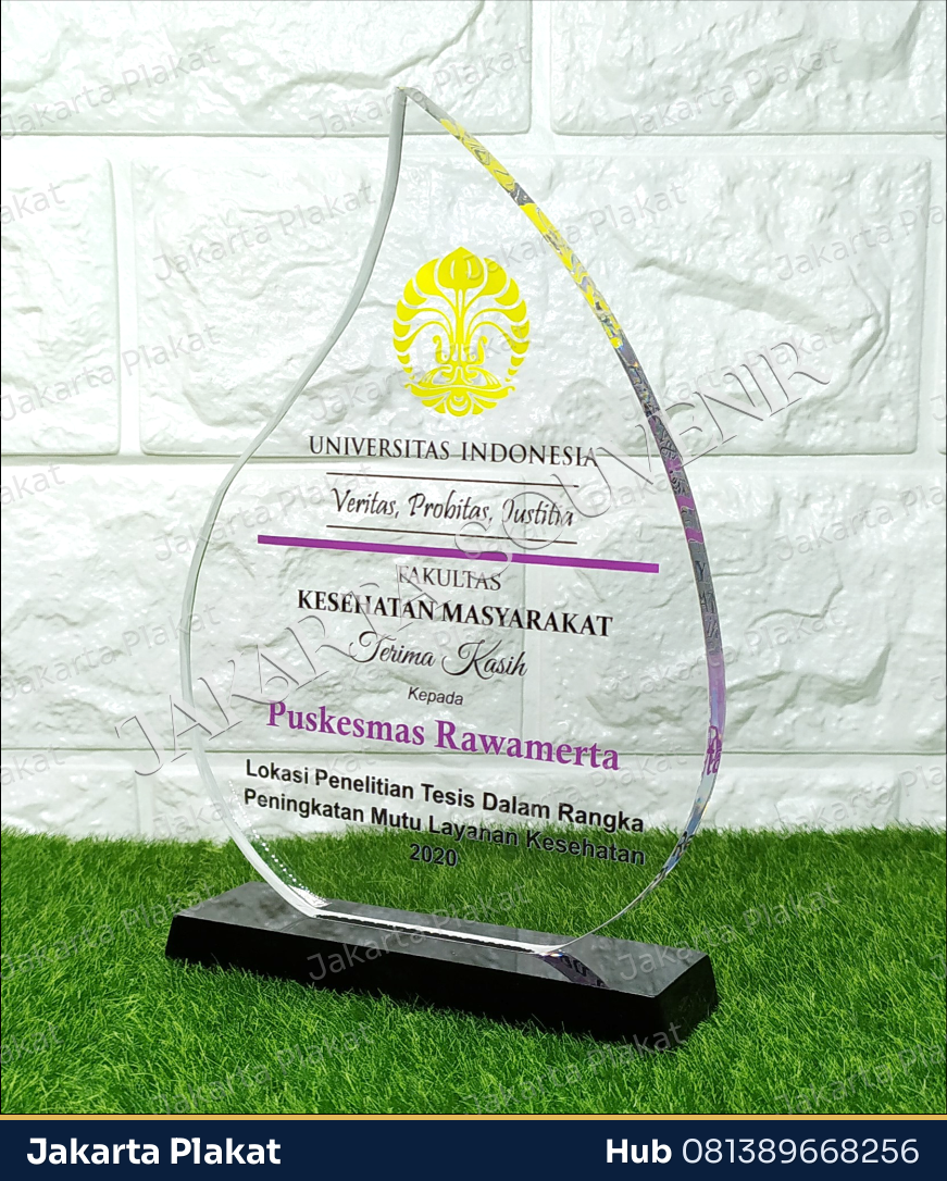 Plakat Resin Murah Penghargaan - Jakarta Plakat