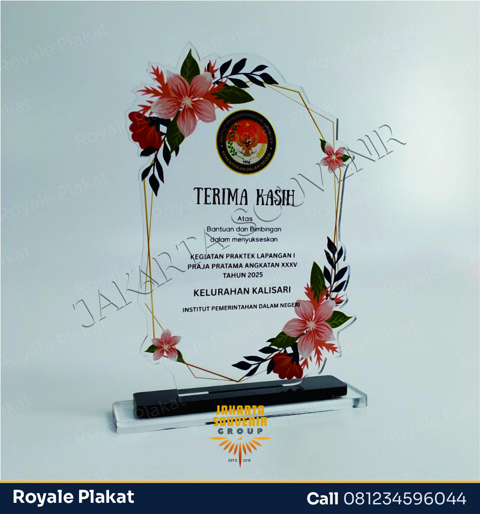 Plakat Bunga Custom - ROYALE PLAKAT