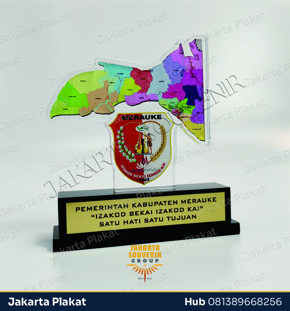 Plakat Merauke Papua - Jakarta Plakat