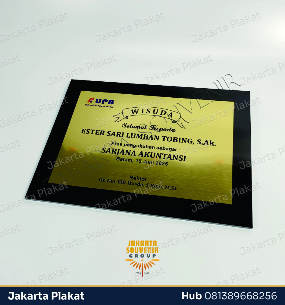 Plakat Wisuda Premium - Jakarta Plakat