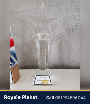 Plakat Kristal Standing Mewah