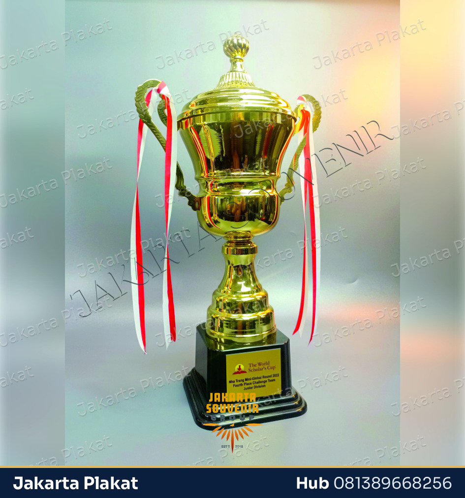 Trophy Logam Premium - Jakarta Plakat