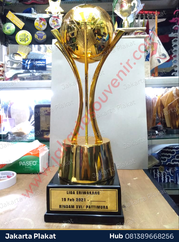 Trophy Timah Bola Sport - Jakarta Plakat