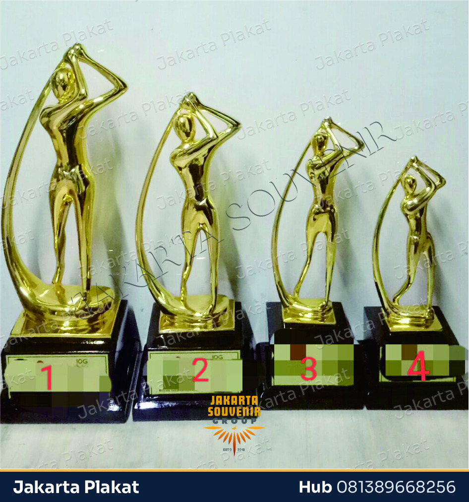 Trophy Fiber Golf Orang - Jakarta Plakat