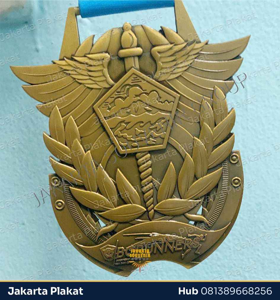 Medali Zinc Alloy Marathon - Jakarta Plakat