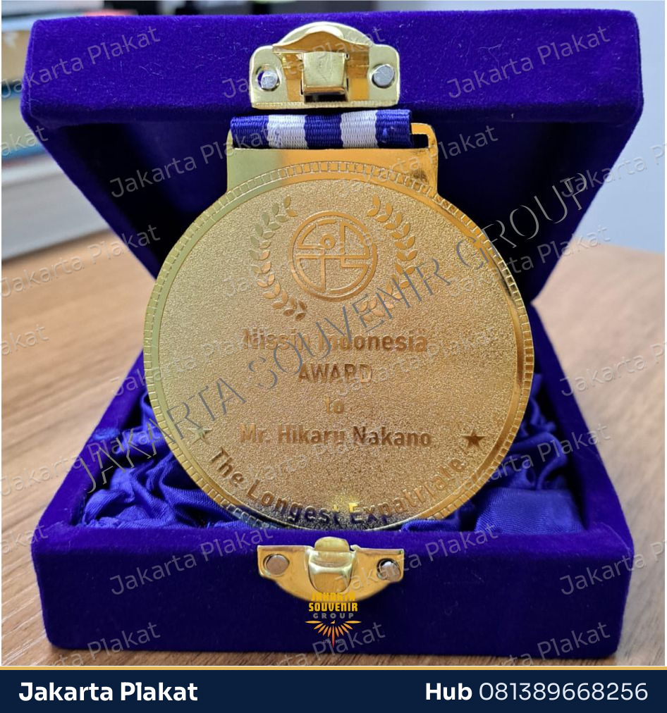 Medali Zinc Alloy Tebal - Jakarta Plakat