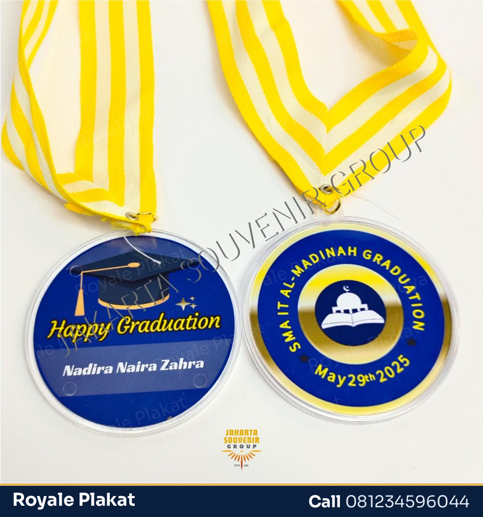 Medali Zinc Olahraga - ROYALE PLAKAT
