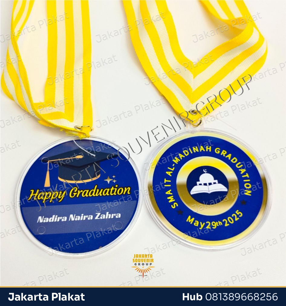 Medali Zinc Olahraga - Jakarta Plakat
