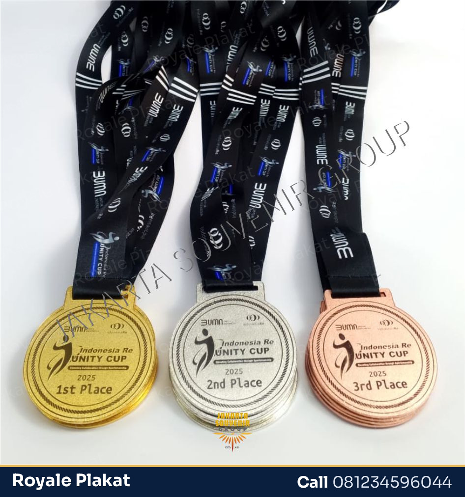 Medali Zinc 3D Embossed - ROYALE PLAKAT