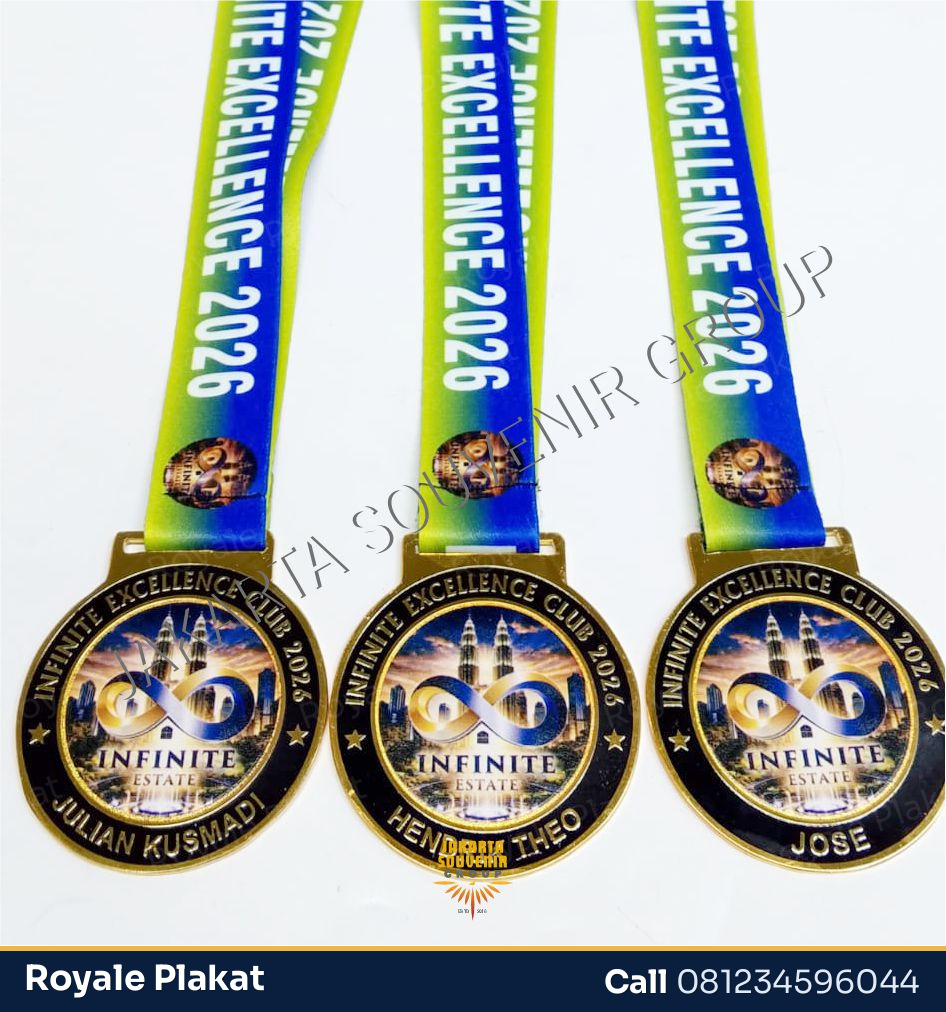 Medali Resin Premium - ROYALE PLAKAT