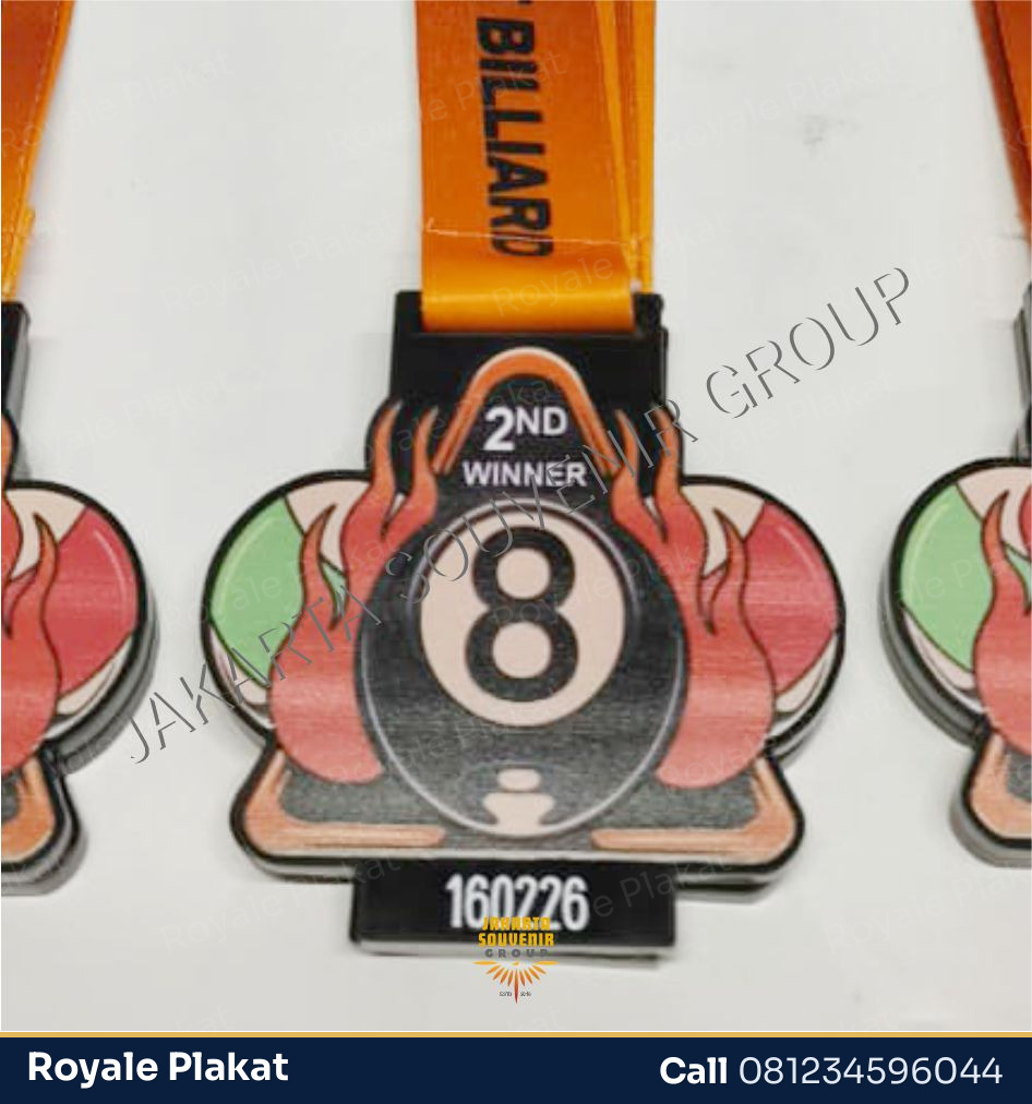 Medali Akrilik Oval - ROYALE PLAKAT