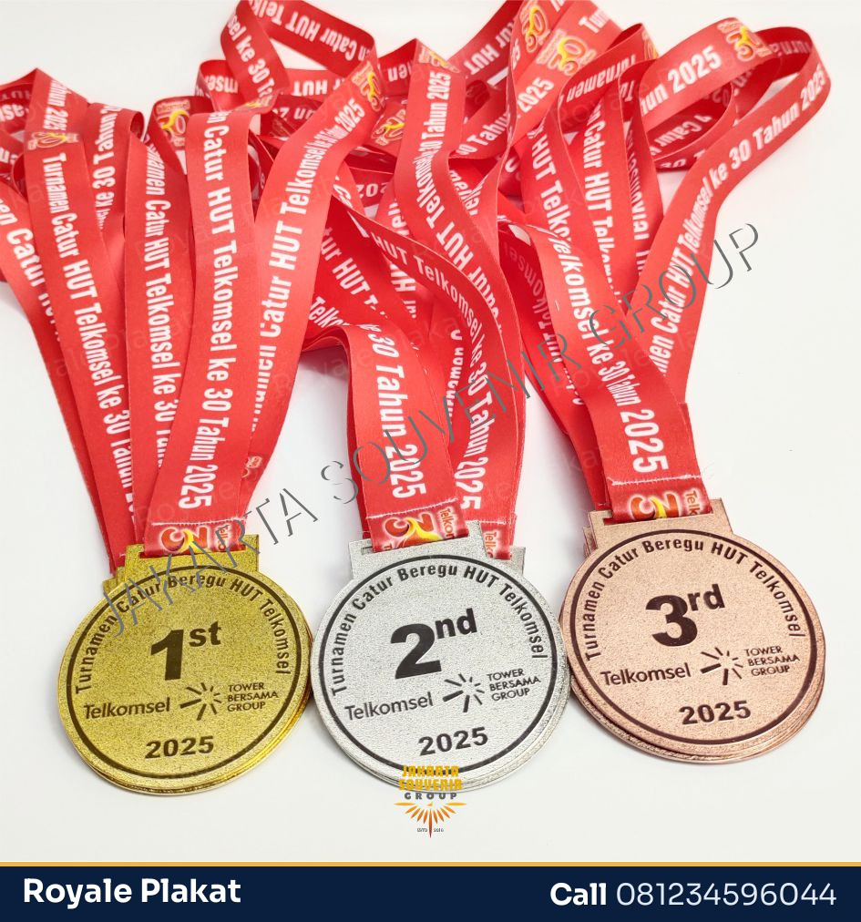 Medali Zinc Alloy National - ROYALE PLAKAT
