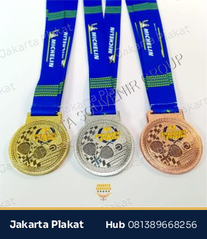 Medali Zinc Alloy Champion 3D