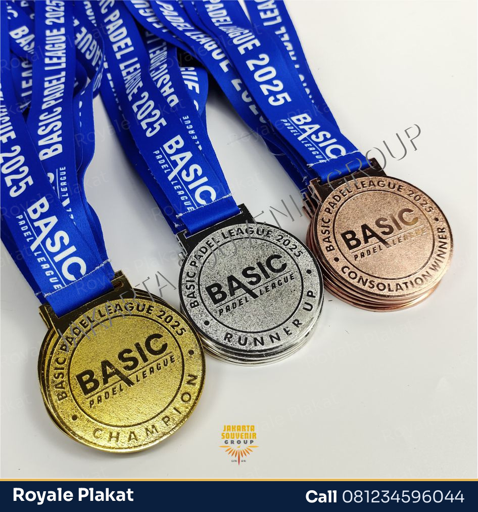 Medali Zinc Alloy Heavy Premium - ROYALE PLAKAT
