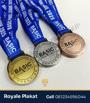 Medali Zinc Alloy Heavy Premium