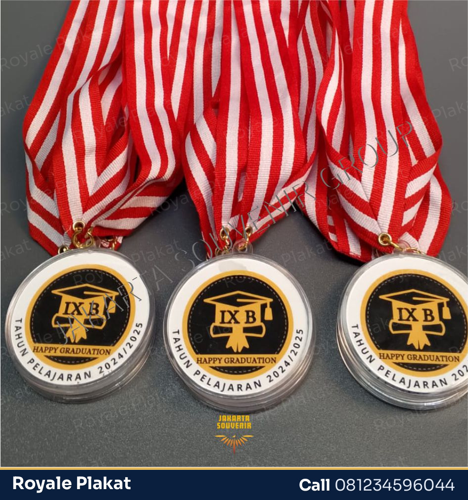 Medali Zinc Alloy Lomba 10K - ROYALE PLAKAT