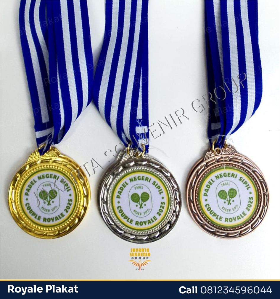 Medali Resin Custom Wedding - ROYALE PLAKAT