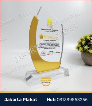 Plakat Akrilik List Gold